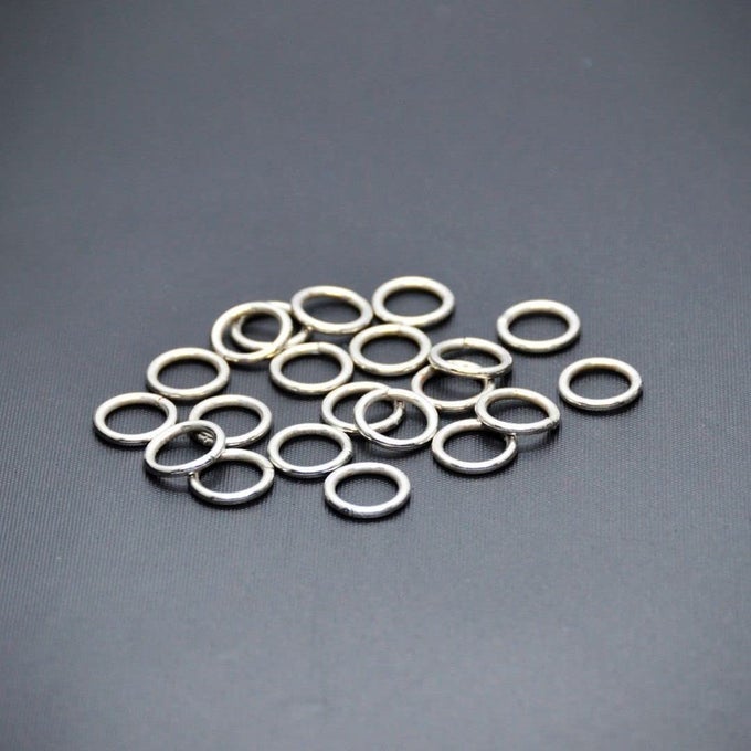 ROMAN RINGS 15MM USED IN BLINDS MATERIAL METAL UNBREAKABLE 20 PIECES
