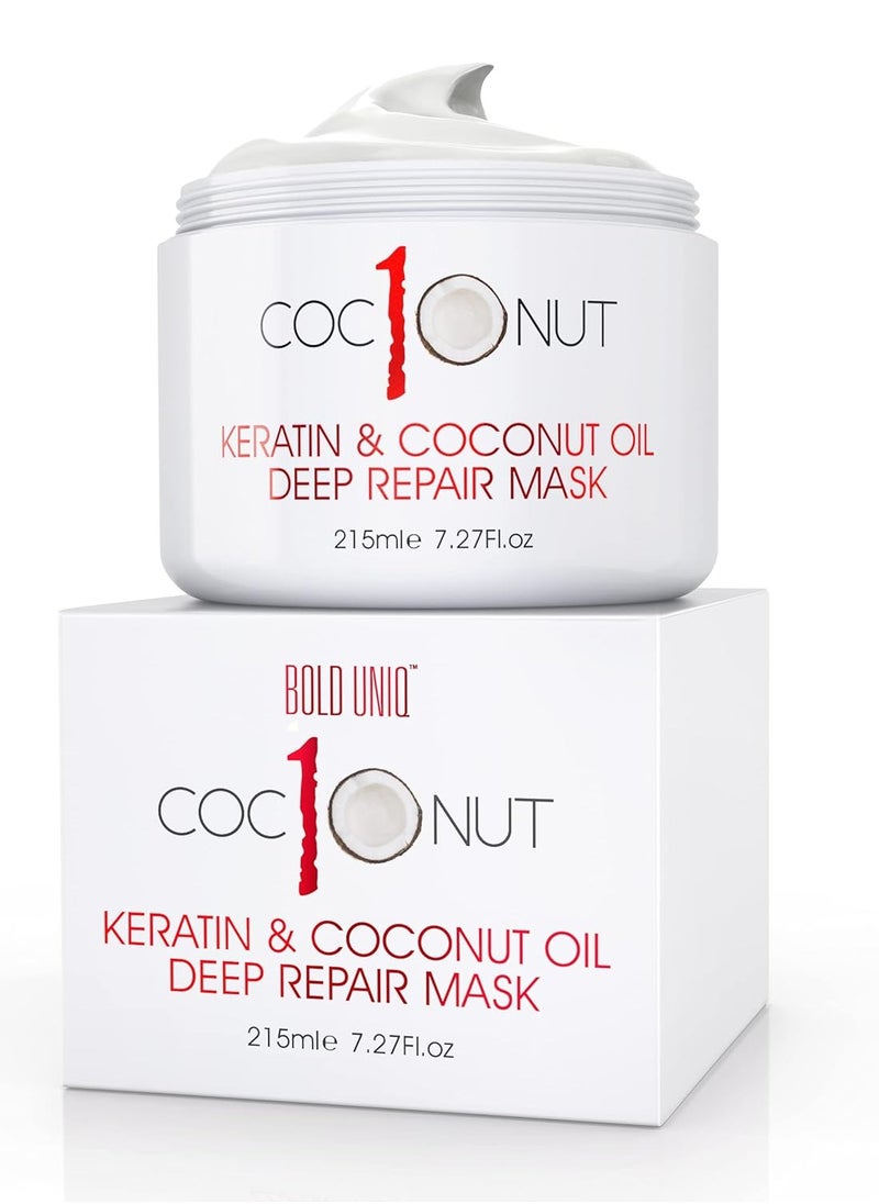 BOLD UNIQ - Purple Hair Mask - For Blonde, Platinum, Bleached, Silver, Gray, Ash & Brassy Hair, BoldPlex 3 Hair Treatment, and Coconut Hair Mask Bundle - Paraben & Sulfate free, Cruelty-free & Vegan - Image 1