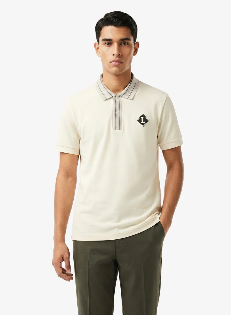 لاكوست Classic Fit Badge Polo