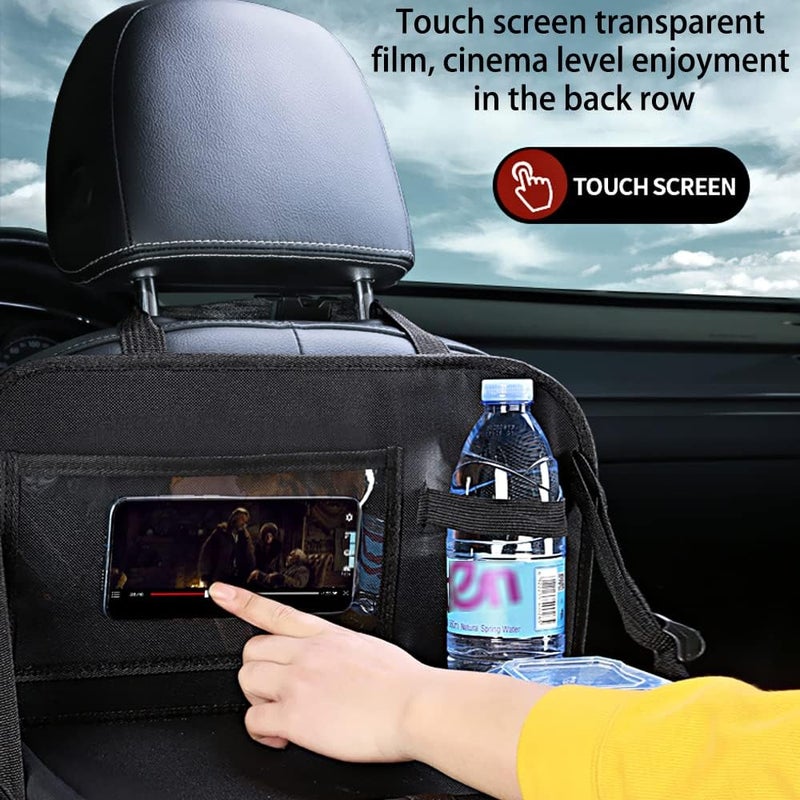 Gsrhzd Car Seat Organizer with Folding Dining Table and Clear Tablet Holder - Image 5