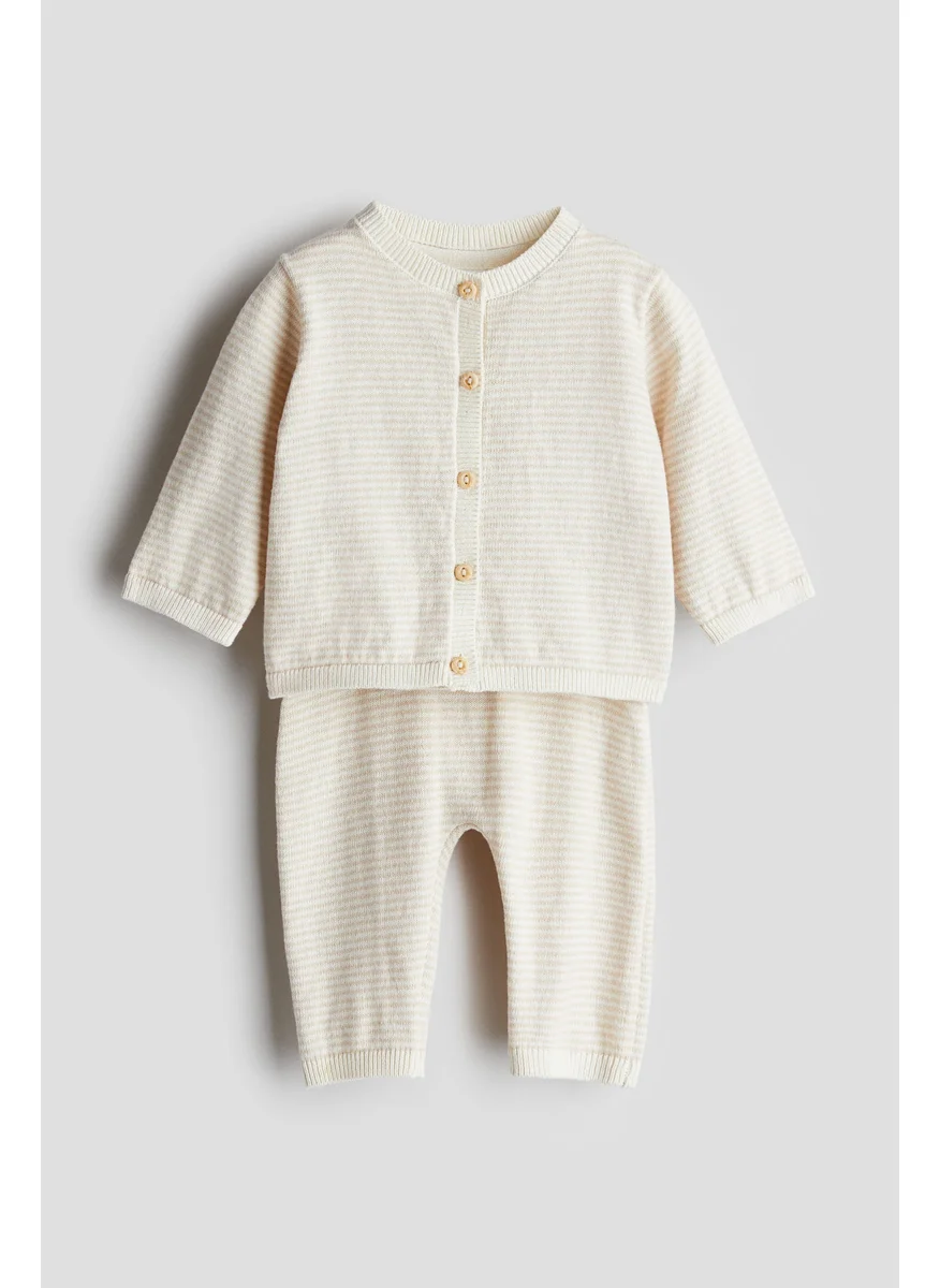 H&M 2-Piece Fine-Knit Set