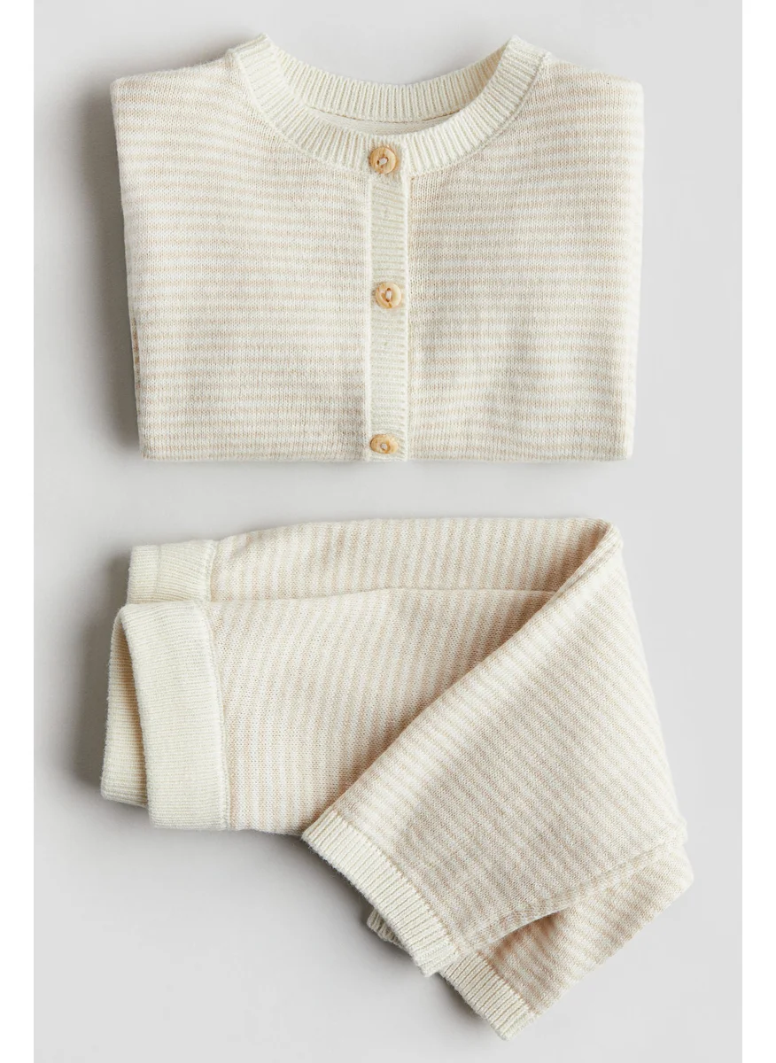 H&M 2-Piece Fine-Knit Set