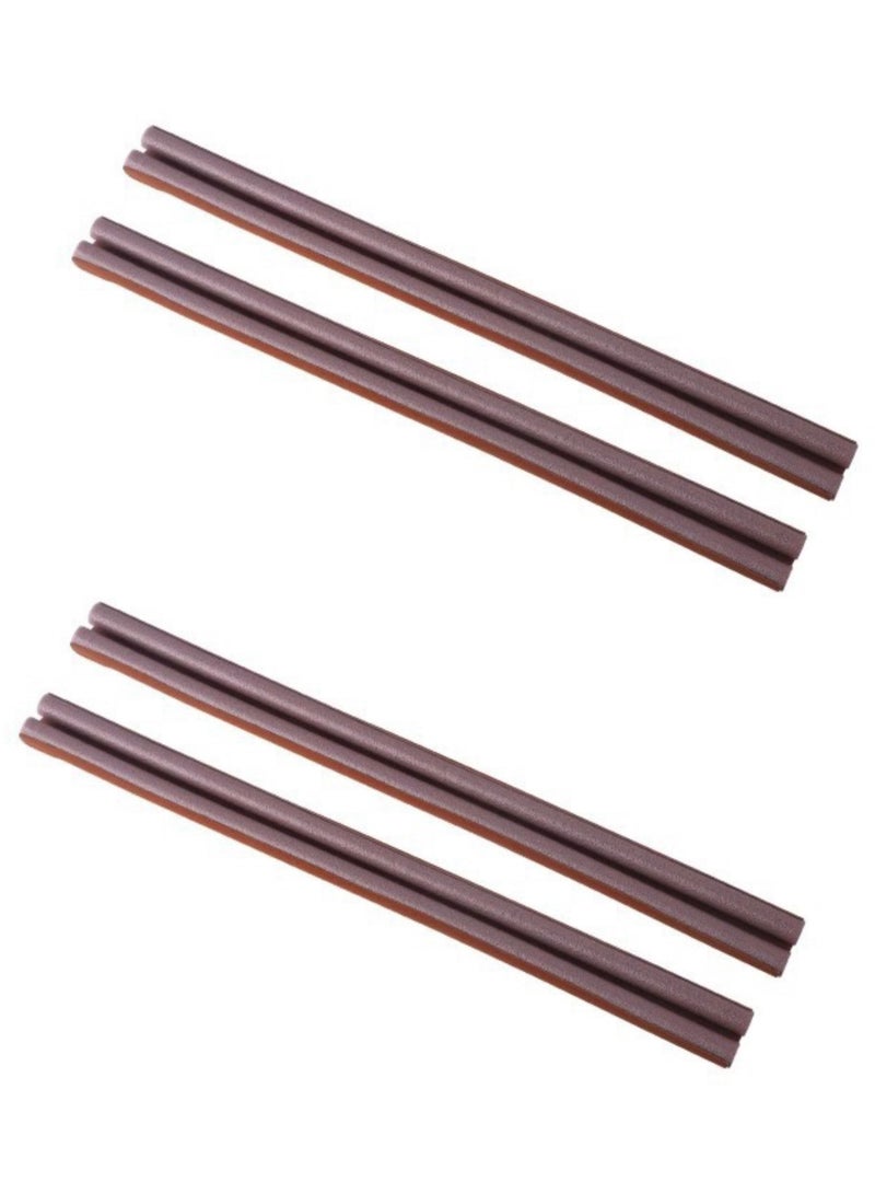 Foam No-Glue Door Bottom Seal Insect, Dust, Noise & Windshield Protector Door Bottom Barrier Seal Plugs 4PCS  - Image 1