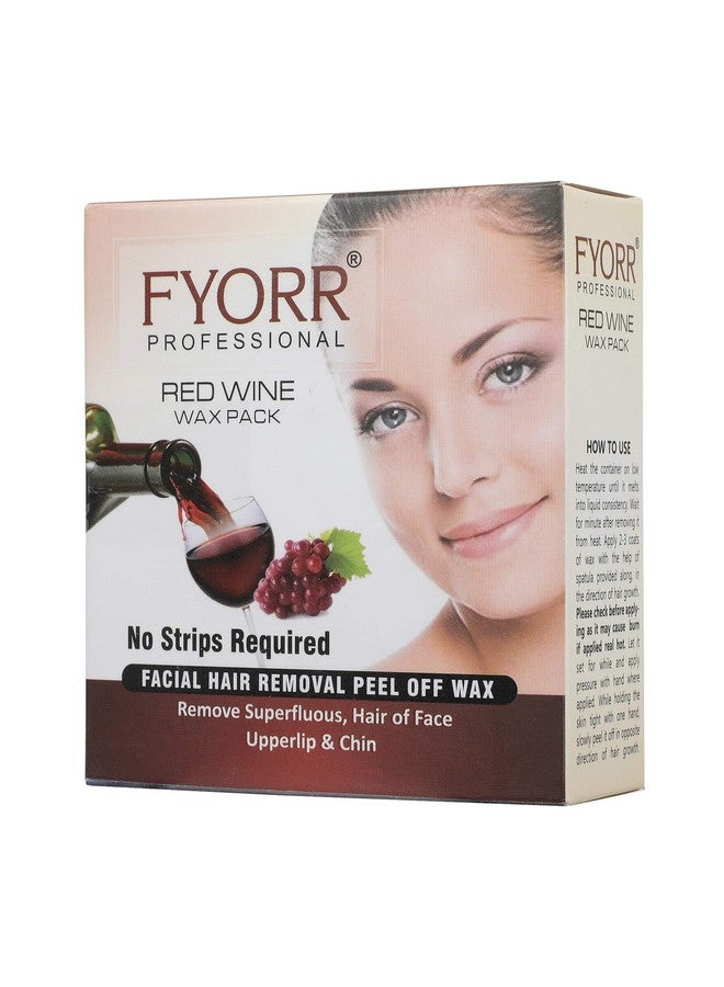 FYORR Facial Katori Peel-Off Wax Combo of 2 Red Wine - 80 gm each - Image 3