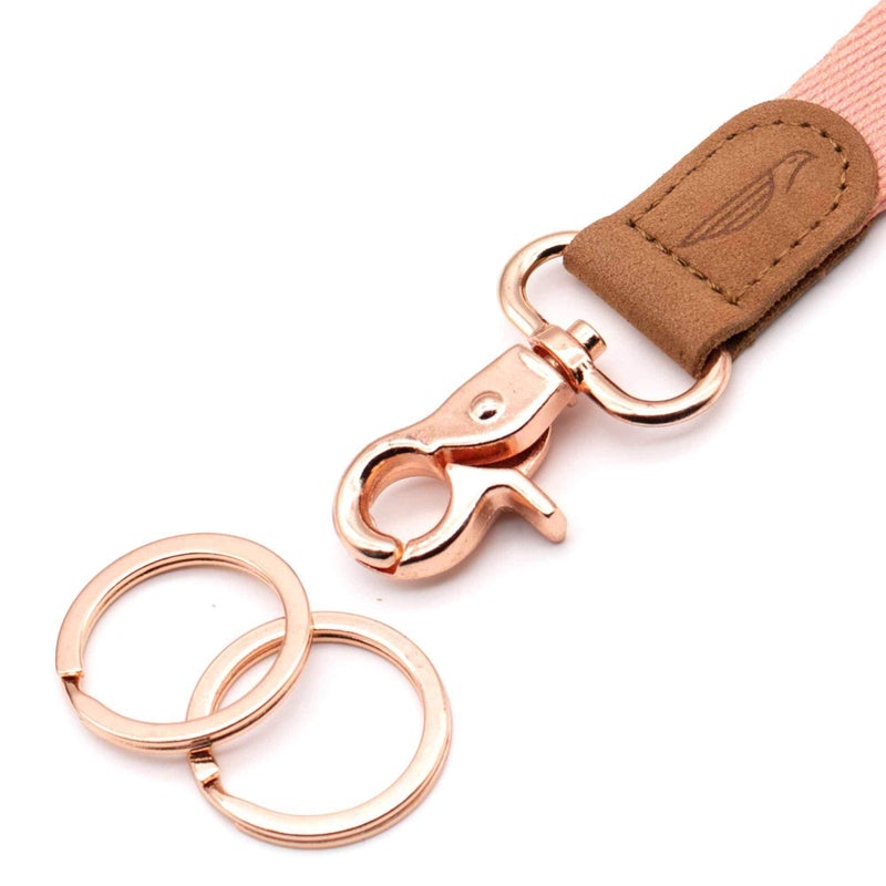 POCKT Lanyard for Keys Neck Lanyard Key Chain Holder for Men and Women - Cool Neck Lanyards for Keys, Wallets and ID Badge Holders | Pink Plaid - Image 3