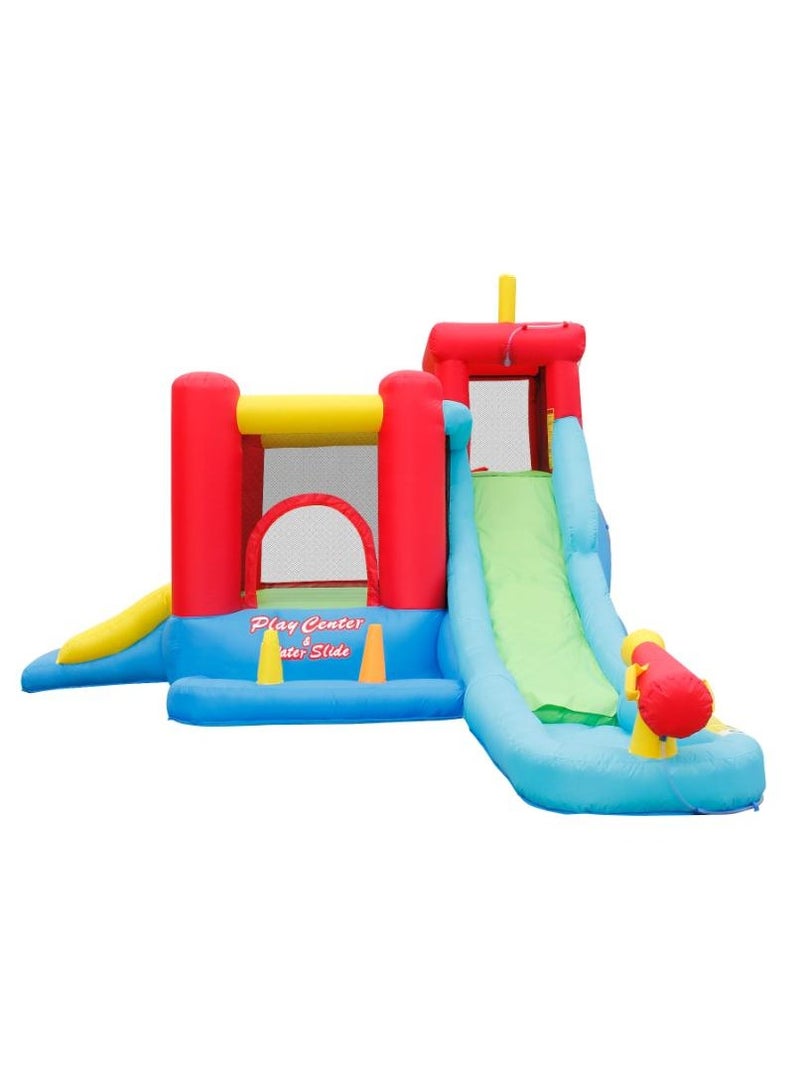Happy Hop Play Center + Water Slide 440x330x235cm | Inflatable Bouncer | Inflatable Water Park with Air Blower | Jumping Castle for Outdoor Play | Water Play Adventure | Suitable for Ages 3+ - Image 3