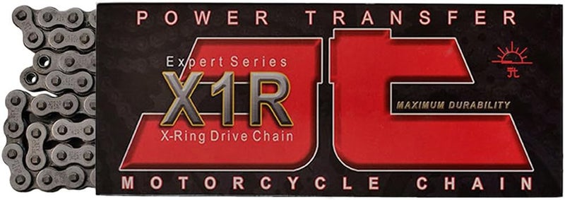 Chain JTC530X1R096RL (530 Series) Black Steel 96 Link Heavy Duty X-Ring Chain with Connecting Link