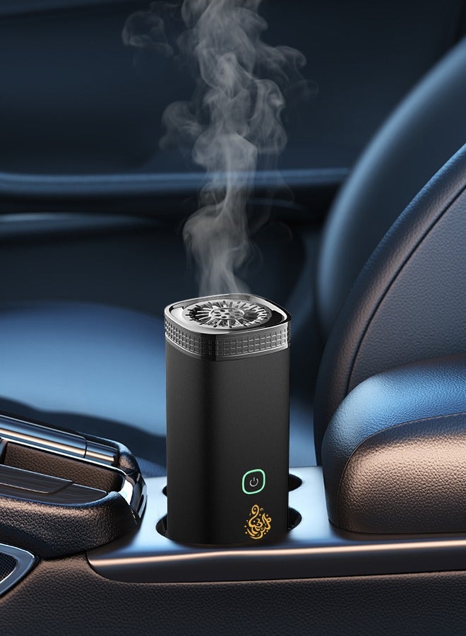 بخون - مبخرة بخور إلكترونية مع قفل وصندوق للأطفال، مبخرة عطرية برائحة العود، عود، أصلي، جديد - Image 5