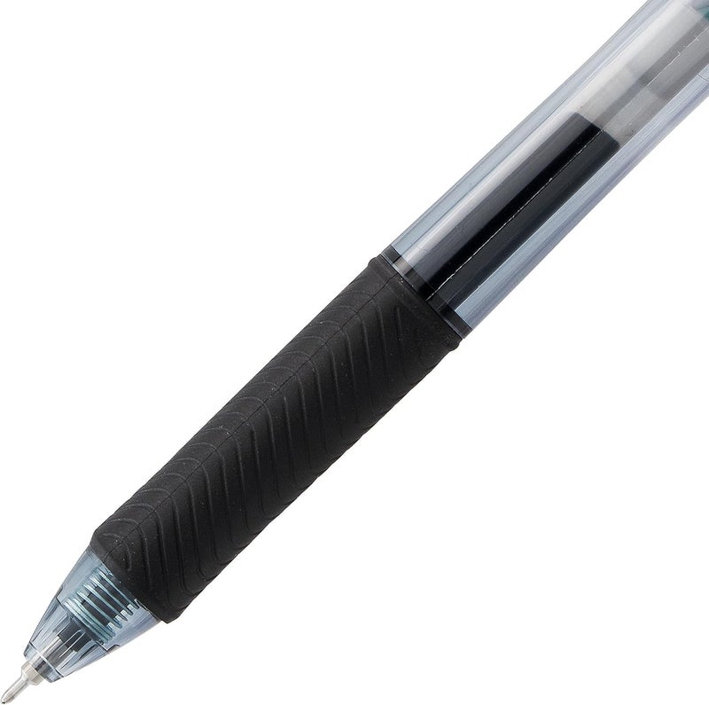 Pentel EnerGel-X Retractable Liquid Gel Pen, 0.5 mm, Black, Pack of 24 - Image 5