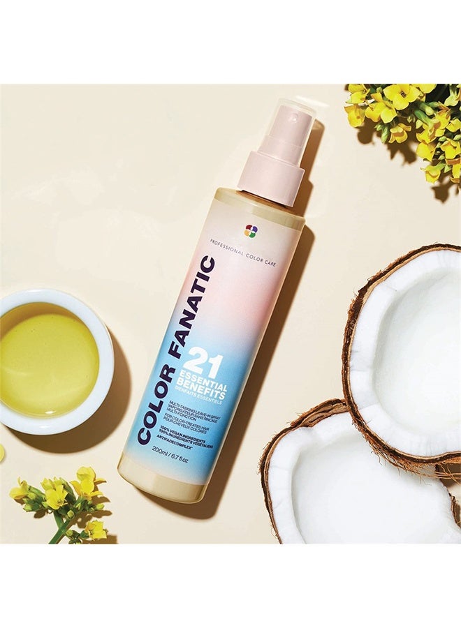 Color Fanatic Leave-in Conditioner Hair Treatment Detangler Spray 200ml, Protects Hair Color From Fading, Heat Protectant - Image 2