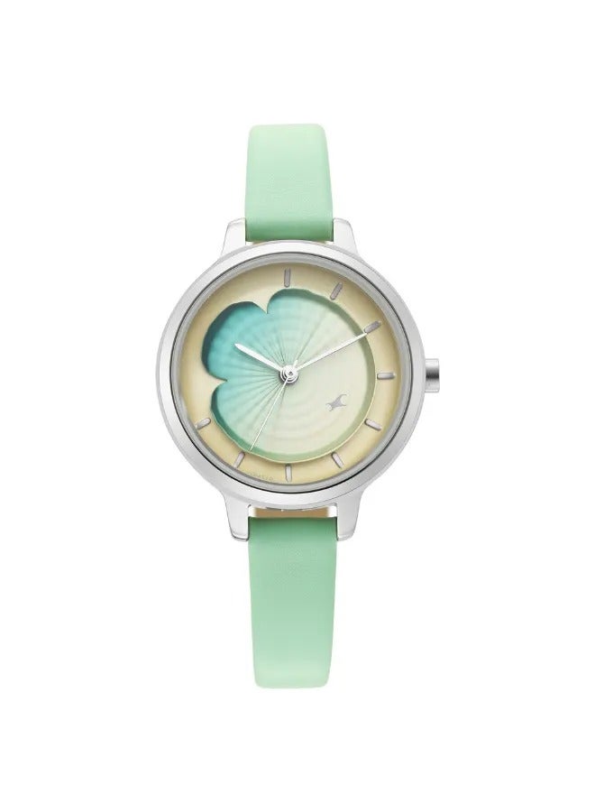 fastrack Women's Analog Round Shape Leather Wrist Watch - 6264SL01 - 37 Mm  - Image 3
