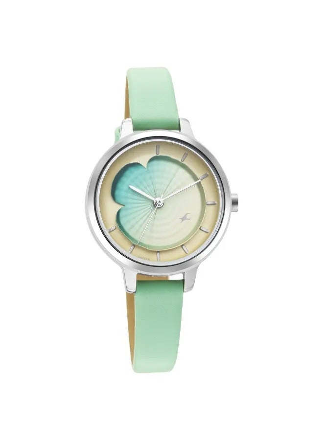 fastrack Women's Analog Round Shape Leather Wrist Watch - 6264SL01 - 37 Mm  - Image 2