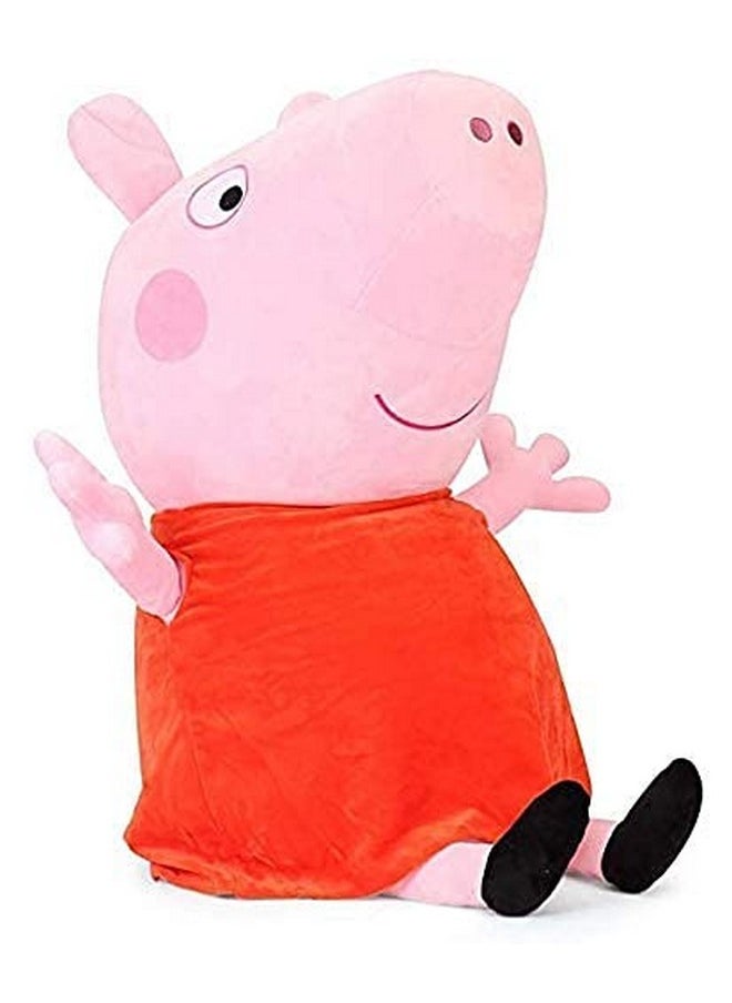 CLICK4DEAL CLICK4DEAL Cute Stuffed Soft Toy for Kids (red Color Pig (30 cm) Lovely Toy  - Image 1