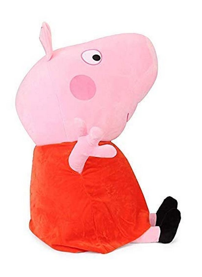 CLICK4DEAL CLICK4DEAL Cute Stuffed Soft Toy for Kids (red Color Pig (30 cm) Lovely Toy  - Image 2