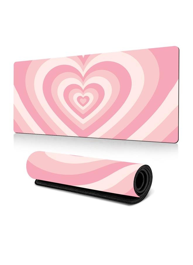 Bluejw - Amazon Cross-border Hot Hypnotic Heart Mouse Pad Large Heart Mouse Pad Office Desk Mat Cute Style Series - Image 1