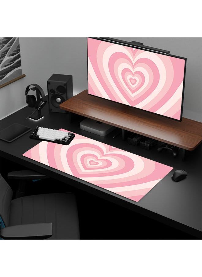 Bluejw - Amazon Cross-border Hot Hypnotic Heart Mouse Pad Large Heart Mouse Pad Office Desk Mat Cute Style Series - Image 1