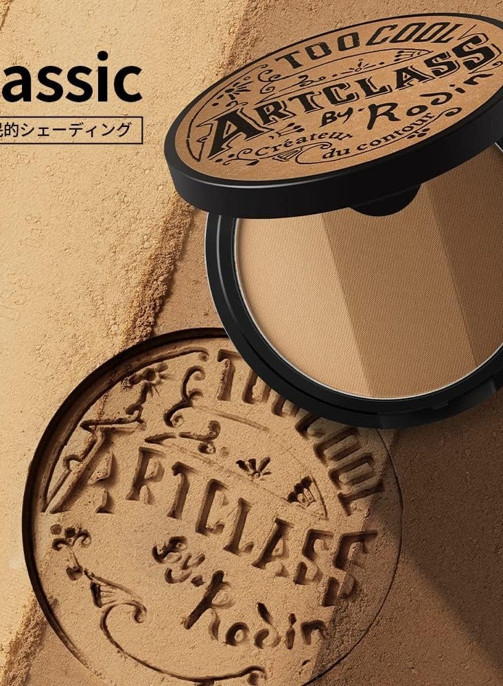 too cool for school Artclass By Rodin Shading Master, Contour Palette, Bronzer Face Powder, Three Color Contouring Powder 01 Classic, 9.5g (0.33oz) - Image 4