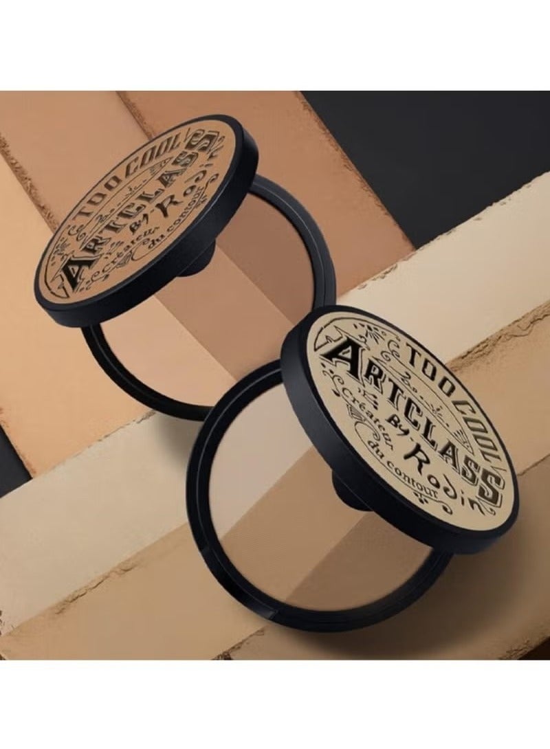 too cool for school Artclass By Rodin Shading Master, Contour Palette, Bronzer Face Powder, Three Color Contouring Powder 01 Classic, 9.5g (0.33oz) - Image 5