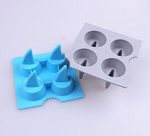 RIANZ Cool Shark Fin Shark Drink Ice Tray Silicone Ice Cube Mould Freeze Mold DIY Ice Cream Tools Cooking Tools - Image 3