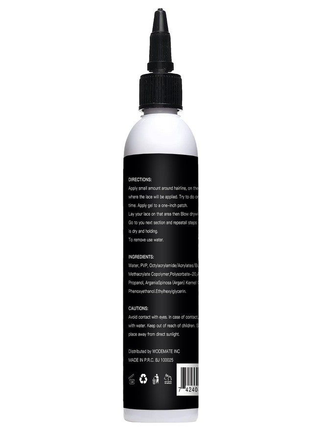 wodemate Lace Bonding Gel - Glueless Lace Liquid Gel, Invisible Bonding Wig Glue, Temporary Hold for Lace Front Wigs and Hair, Non Toxic & Skin-Friendly Formula, 4OZ - Image 2