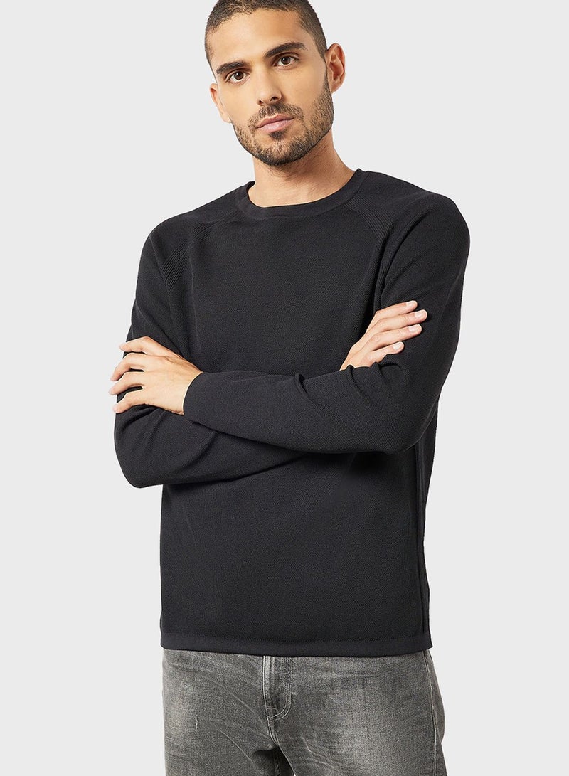 Mango Man Essential Crew Neck Sweater  - Image 1