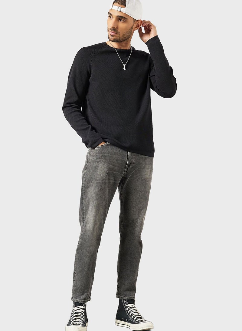 Mango Man Essential Crew Neck Sweater  - Image 4