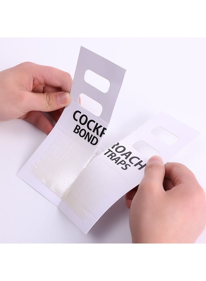 GREEN KILLER 3 packs of 18 pieces Cockroach Bond Traps, Fly Stickers Safe Energy-Saving Environmentally Friendly Strong Sticky Paper Insect Catcher Self-Adhesive Trap, Foldable Design - 22 x 14cm - Image 2