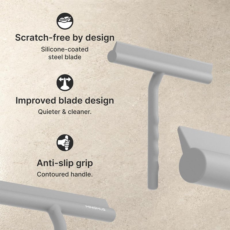MINISMUS Silicone Shower Puller – Shower Puller, Glass Puller for Shower Enclosure, Shower Cubicles, Windows, Bathroom Puller – Incl. Magnetic Holder, Without Drilling, Self-adhesive, Window Puller - Image 4