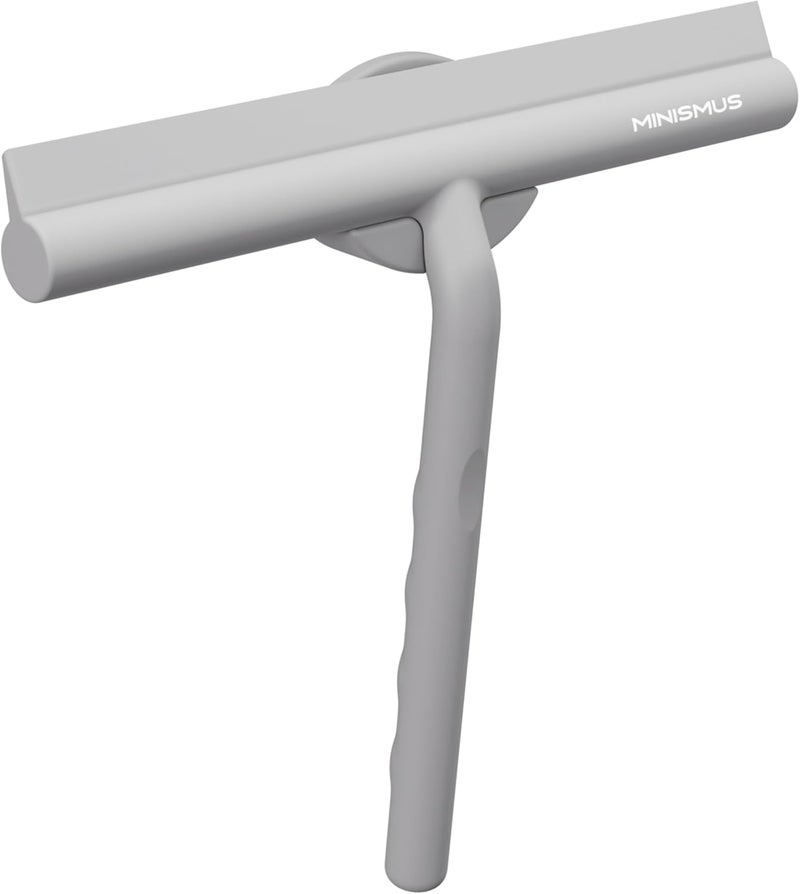 MINISMUS Silicone Shower Puller – Shower Puller, Glass Puller for Shower Enclosure, Shower Cubicles, Windows, Bathroom Puller – Incl. Magnetic Holder, Without Drilling, Self-adhesive, Window Puller - Image 1