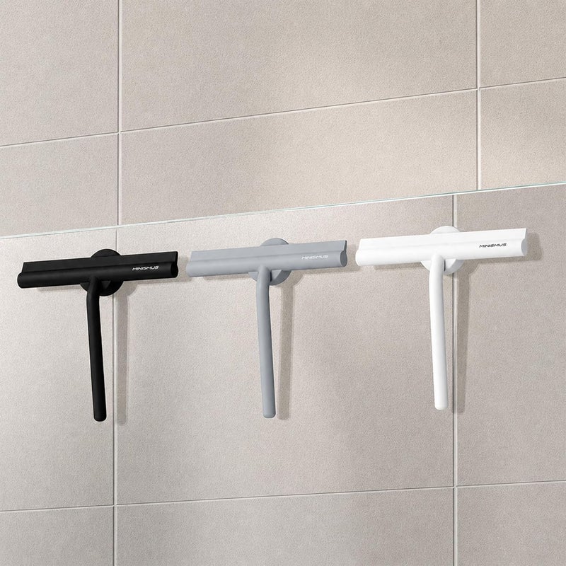 MINISMUS Silicone Shower Puller – Shower Puller, Glass Puller for Shower Enclosure, Shower Cubicles, Windows, Bathroom Puller – Incl. Magnetic Holder, Without Drilling, Self-adhesive, Window Puller - Image 3