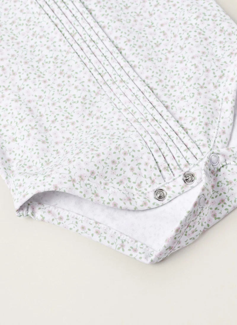 زيبي Floral Bodysuit for Newborns