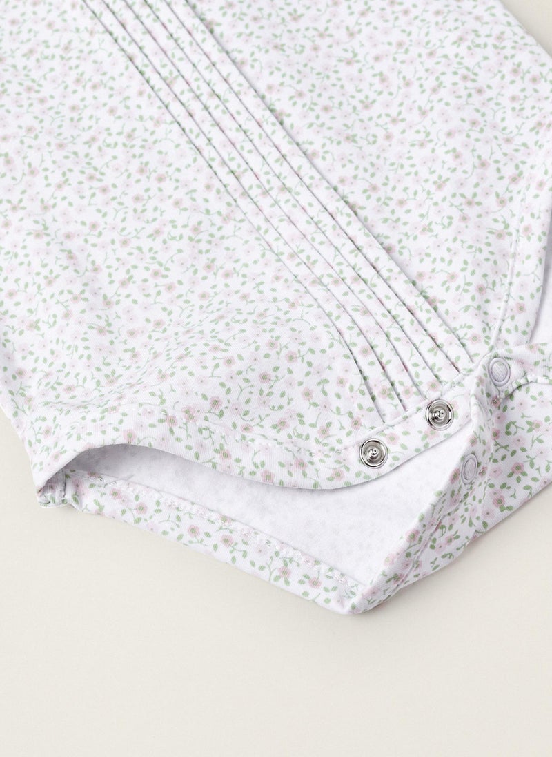 زيبي Floral Bodysuit for Newborns  - Image 3
