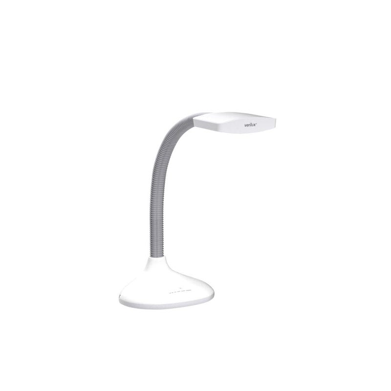 Verilux SmartLight Full Spectrum LED Desk Lamp with Adjustable Brightness, Flexible Gooseneck and Integrated USB Charging Port - Reduces Eye Strain and Fatigue - Ideal for Readers, Artists, Crafters - Image 4