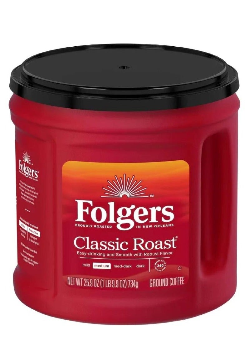 Classic Roast Ground Coffee Medium Roast 734 grams