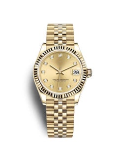 Gold bracelet with gold dial