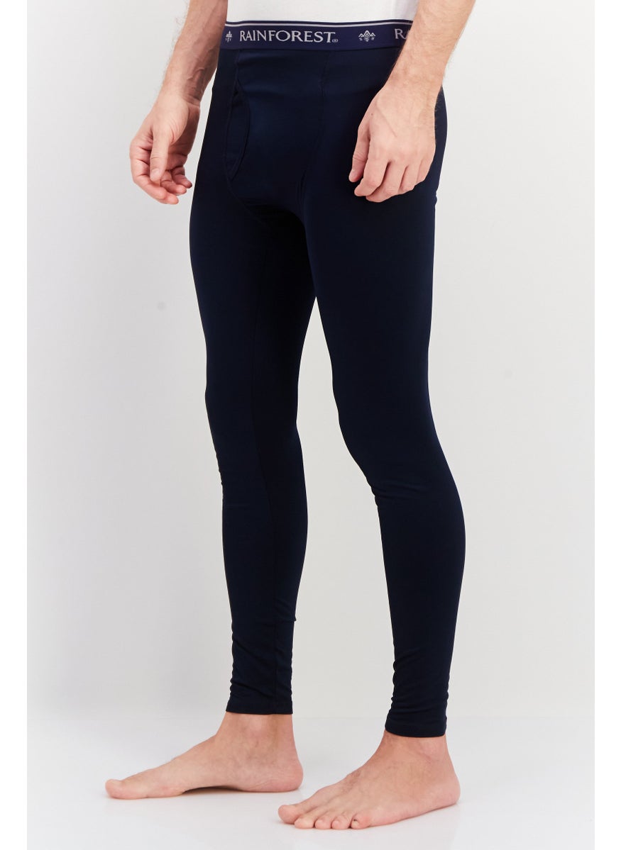Rainforest - Men Solid Pull On Underpants, Navy Blue - Image 1