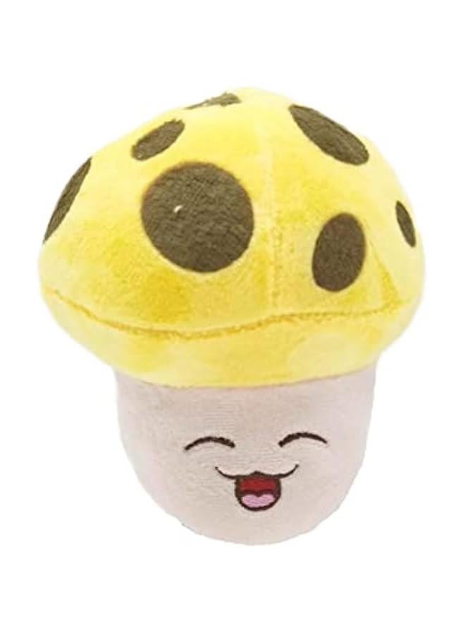 PVZ Plush Figures Set - Zombie Plant Plush Stuffed Toy with 50pcs Stickers (Happy Mushroom)  - Image 1