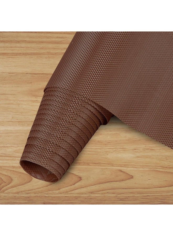 Rylan (45 cm x 5 m) Multipurpose Anti-Slip Mat, Sheet for Fridge, Kitchens, Cupboard, Drawers, Shelf Liner | Super Strong EVA, Water Resistant (Diamond Texture, Brown) - Image 1