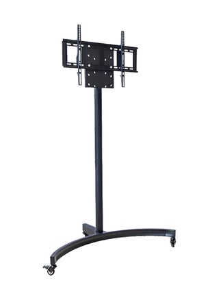 Mobile TV stand for large screen sizes from 26 to 100 inches, model FS-506T, compatible with LCD, LED, OLED, and 4K flat and curved panels. Rolling TV cart with wide adjustable tilt, 55 kg load capacity, durable design, and swivel wheels. - pzsku/Z5D929229A245B8231304Z/45/1748271013/3e25d69e-b02e-4eb8-ab3d-3abb1c448b40