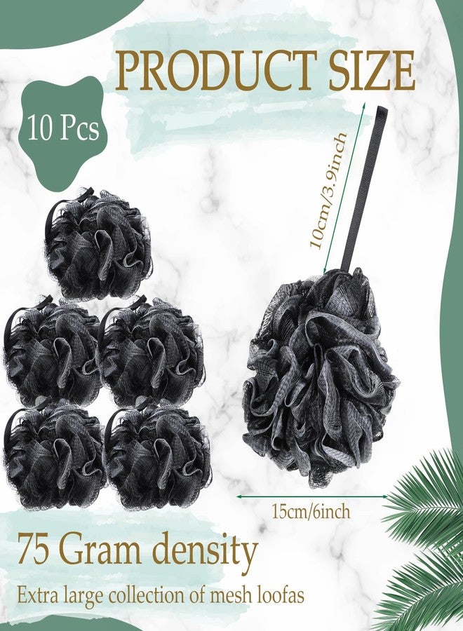 Pickmesh 10 Pcs Large XL 75g Shower Bath Loofah Sponge Soft Shower Loofahs Balls Bath Mesh Pouf Shower Ball Exfoliating Body Scrubber for Body Wash Men Women Bathroom Accessories - Image 2