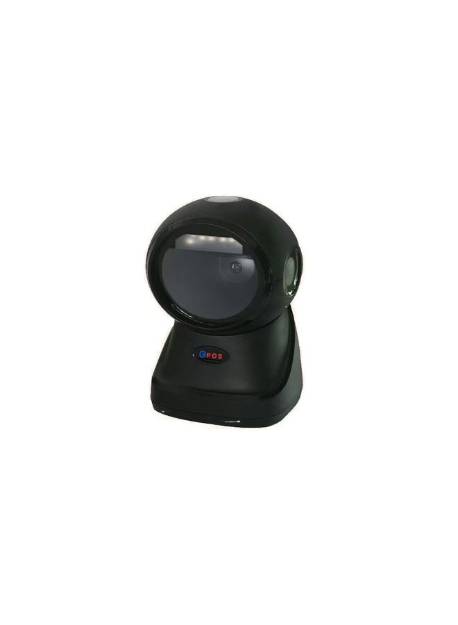 Gpos G-8550 Desktop 2D Barcode Scanner - Hands-Free Omni-Directional QR & 1D Code Reader - High-Speed USB Wired Scanner for Supermarkets, Pharmacies, and Retail POS. - Image 1