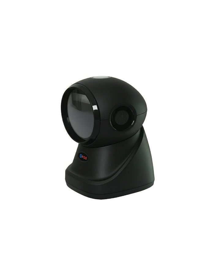Gpos G-8550 Desktop 2D Barcode Scanner - Hands-Free Omni-Directional QR & 1D Code Reader - High-Speed USB Wired Scanner for Supermarkets, Pharmacies, and Retail POS. - Image 2
