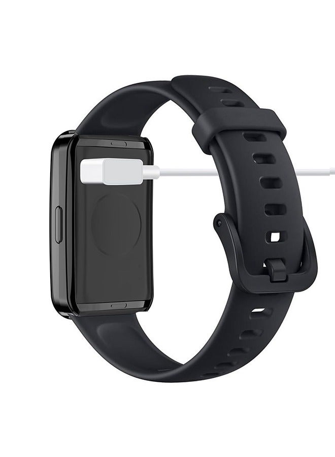 Premium Screen Protector For Huawei Band 9/8,Ultra-Thin TPU Full Coverage Screen Protective Covers for Huawei Band 9/8 Smart Watch (Black)  - Image 5
