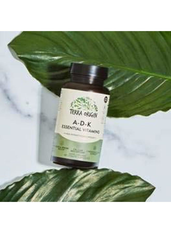 Terra Origin ADK Essential Vitamins - 60 High Potency Liquid Capsules, Vegan, Non-GMO, Gluten Free, Made in The USA. - Image 4