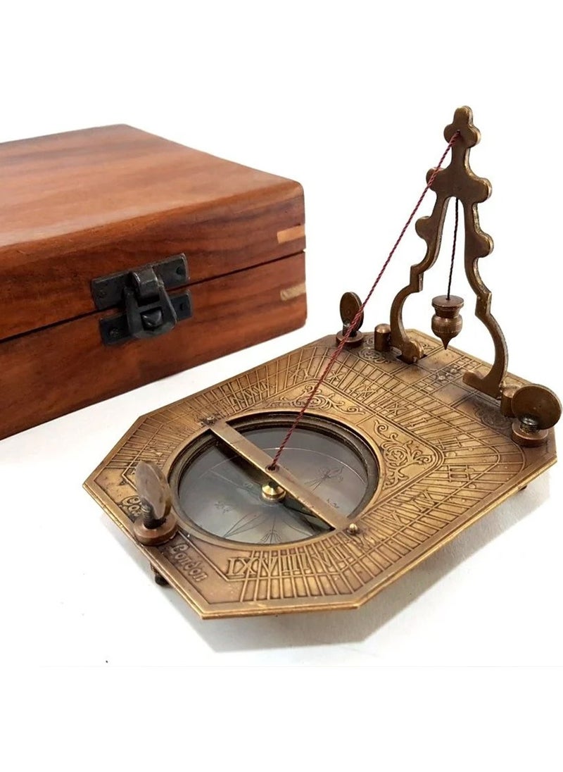 Keyfim Shop - Antique Compass with Sundial (Glidemeter) - Image 1