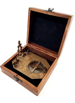 Keyfim Shop Antique Compass with Sundial (Glidemeter)  - Image 4