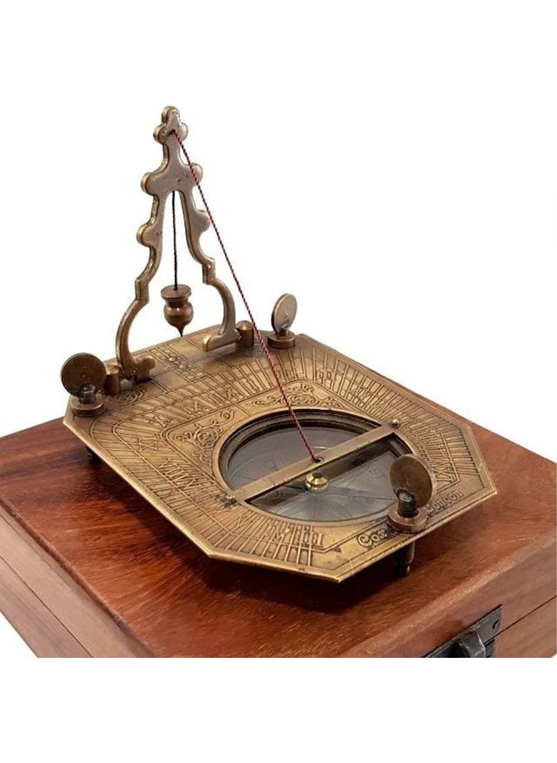 Keyfim Shop - Antique Compass with Sundial (Glidemeter) - Image 1