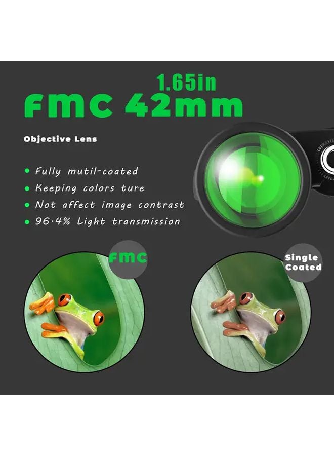 AfterWave 10x42 HD Binoculars FMC Multi Coated Optics 70 Percent Wider Field Of View - Image 3