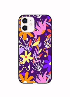 Protective Case Cover For Apple iPhone 12 mini Organic Patterns Collection Design Multicolour