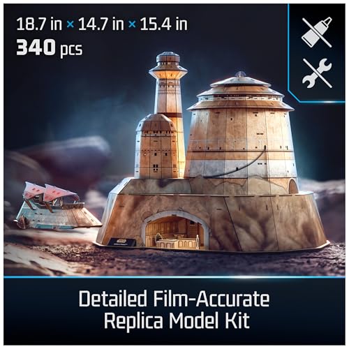 4D Build Star Wars Jabbas Palace 3D Model Kit Star Wars Collectibles Desk Dcor Adult Puzzles Building Toys 3D Puzzles for Adults Teens 340 Pieces Gift Ideas for Ages 12 Up - Image 5